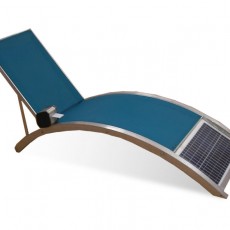 Tumbonas de masaje por energía solar